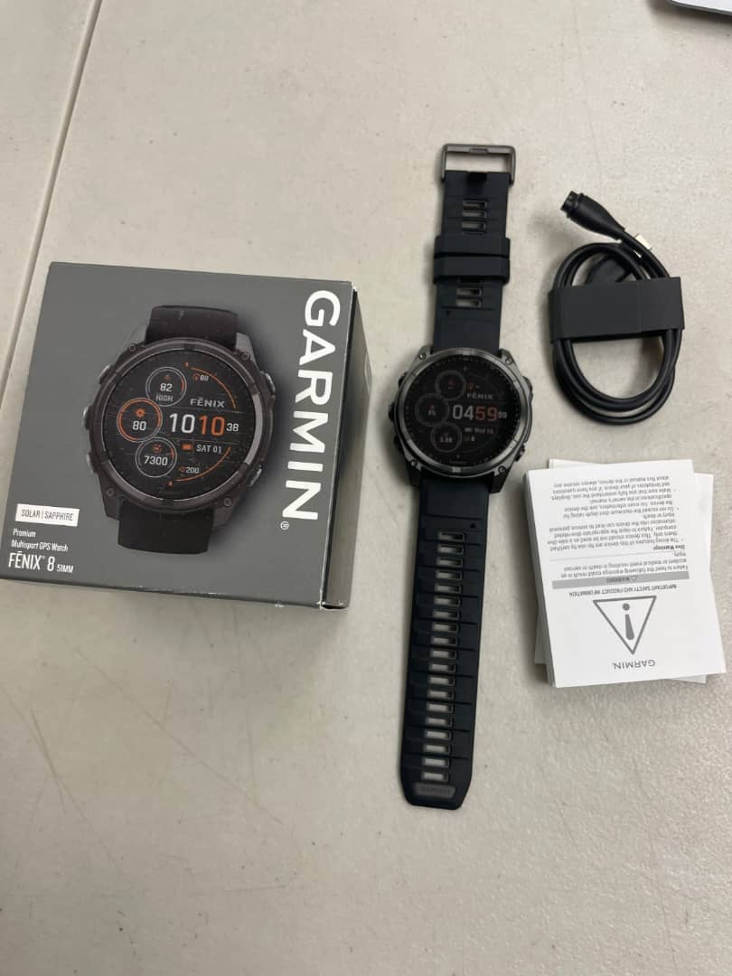 Garmin Fenix 8 Premium Multisport GPS Smartwatch Solar Sapphire 51mm NYHET — bild 3