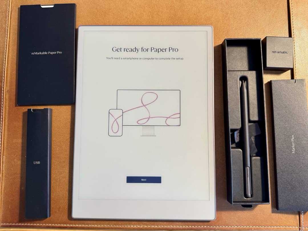 ReMarkable Paper Pro surfplatta med Marker Plus och lock. — bild 4